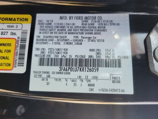 2019 Ford Fusion Hybrid SE in Brick Township, NJ - All American Certified Used Vehicles